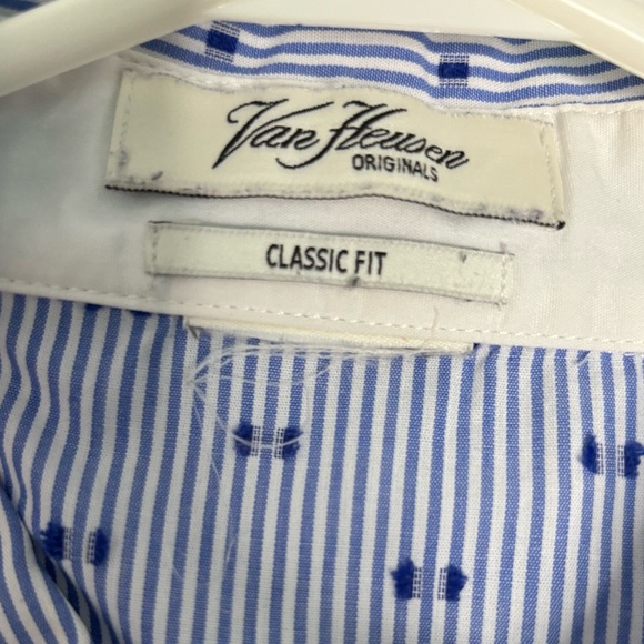 VAN HEUSEN Cotton Classic Fit Button Up Blouse - Picture 4 of 6